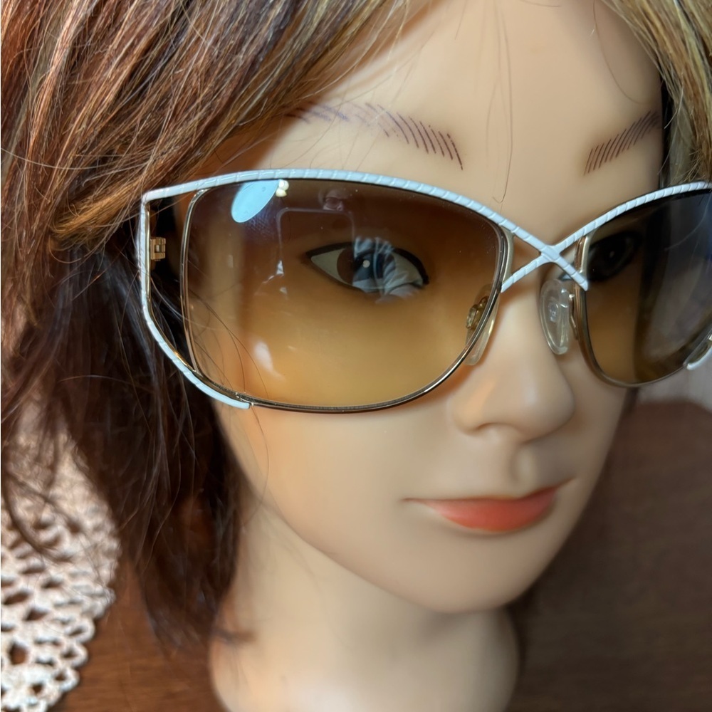 Cazal Vintage Model 9041 Gold and Brown Sunglasses Stylish Made in Germany - Picture 3 of 14